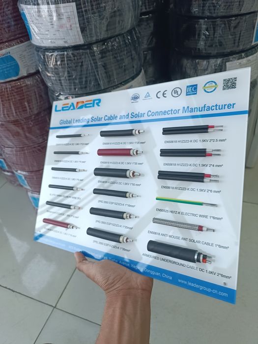 P.V Quyosh panel kabellari LEADER jinko longi deye growatt
