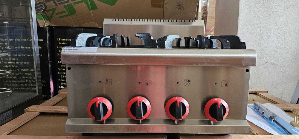 REDUCERE Aragaz profesional gaz 4 ochiuri -TRANSPORT GRATUIT