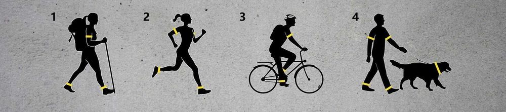 Светлоотразителна жилетка за безопасност с LED осветление