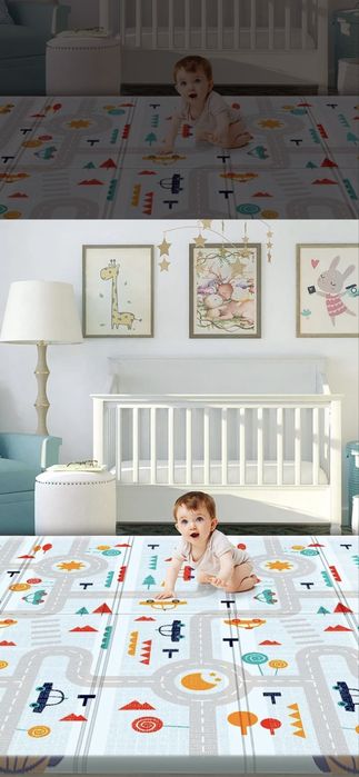 Детско Килимче за Пълзене и Игра от Термоизолираща Пяна 1.5 дебелина