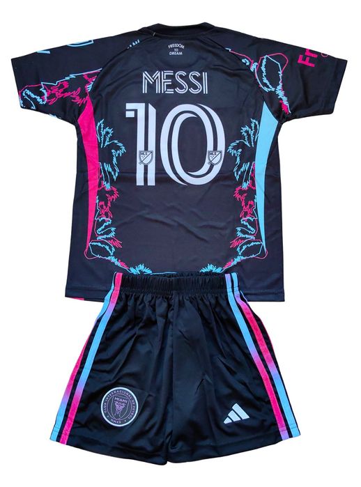 Детски футболен екип Интер Маями Меси комплект Messi тениска и шорти