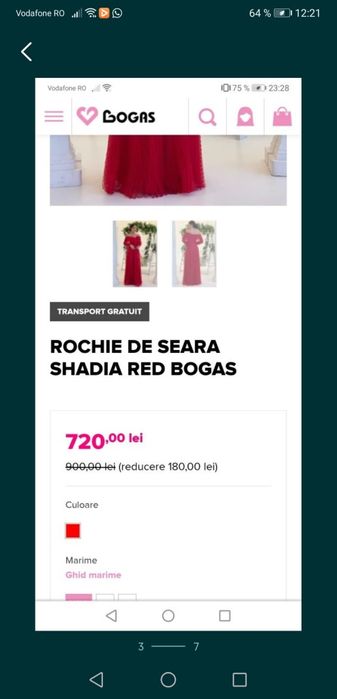 Rochie Bogas 40 este noua