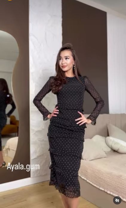 Шифон көйлек Жаңа.