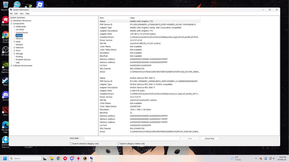 Nvidia geforce rtx 3060 TI 8GB
