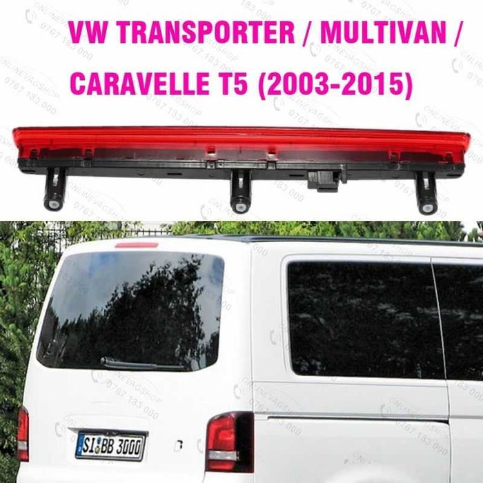 Lampa stop frana usa spate ( hayon) VW Transporter T5, al treilea stop