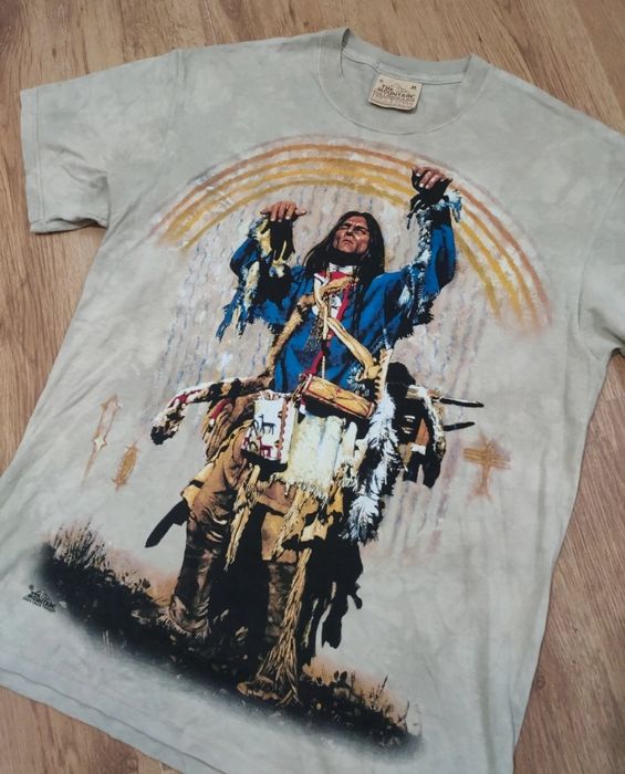 Tricou The Mountain USA Native American marimea M