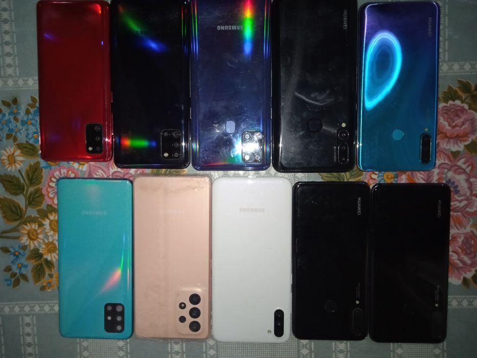 макет телефона самсунг хуавей