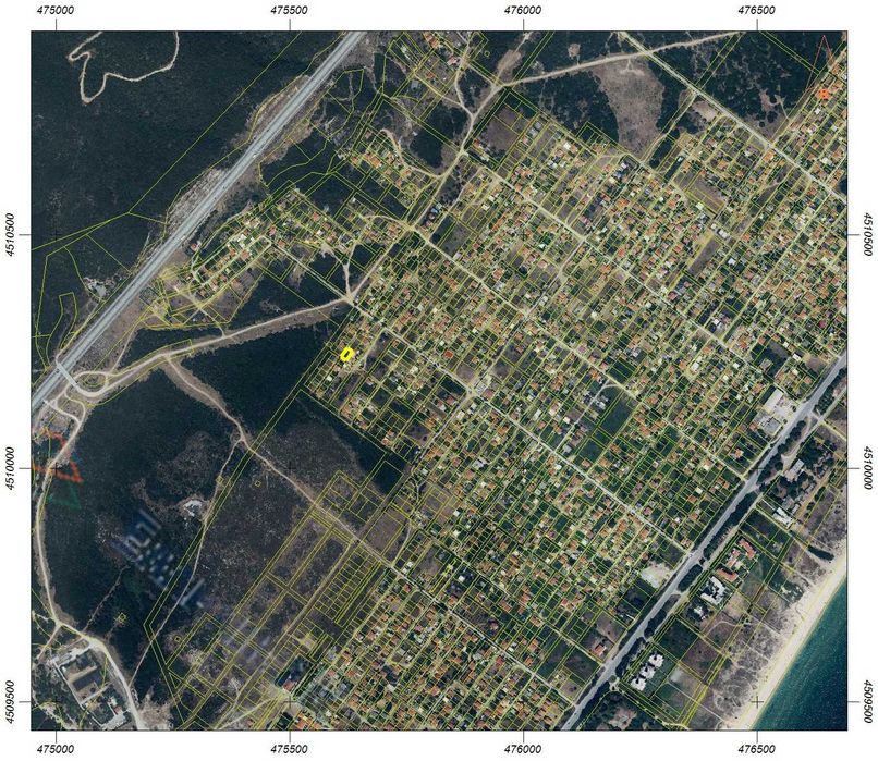 Продава се парцел с изглед към морето в регулация 318 м2 в Аспровалта, Северна Гърция