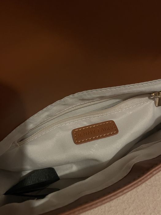 Нова кафява дамска чанта