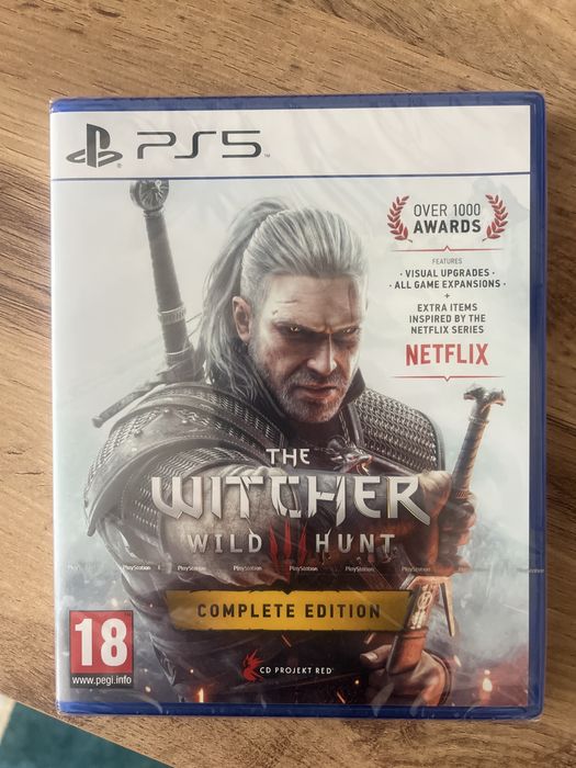 Ведьмак на ps5, новая не распечатанная