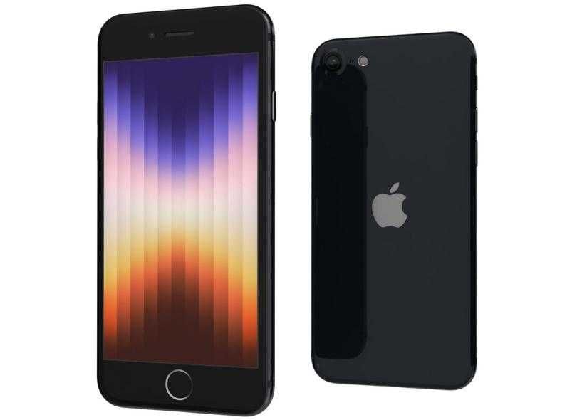 Apple iPhone SE 3 (2022) 5G 64 Gb, Midnight | UsedProducts.Ro