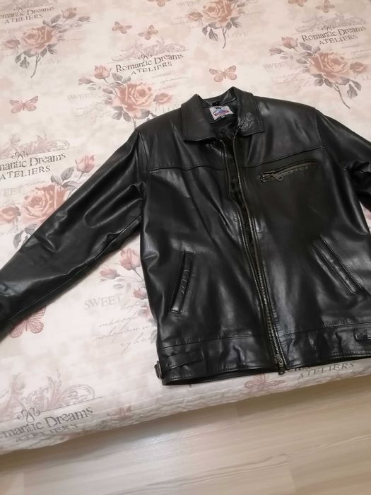 Яке от естествена кожа