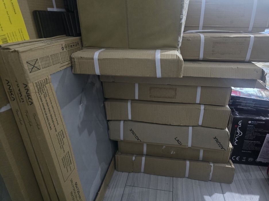 Mobila de bucătărie pe colț Gri Antracit + 2 blaturi