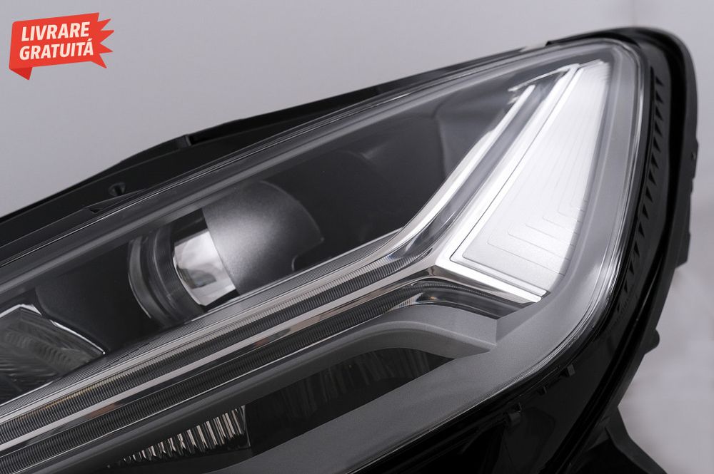 Faruri Full LED Audi A6 4G C7 (2011-2014) Facelift Design conversie de