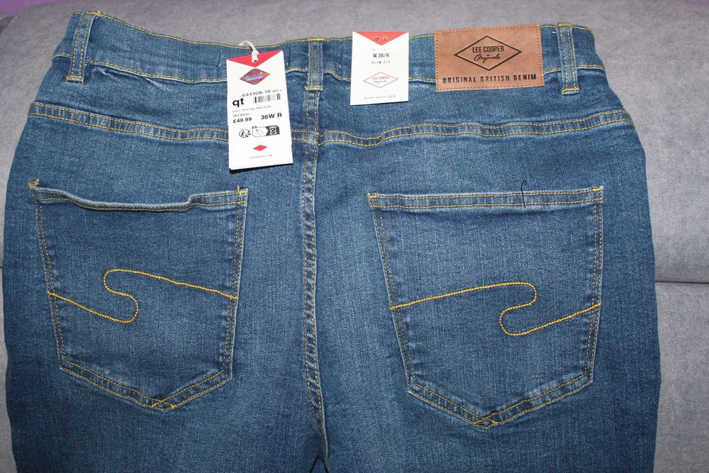 Дънки LEE COOPER чисто нови,сини и черни N36 ,един чифт JACK&JONES N36