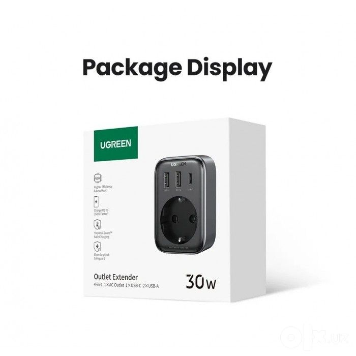 Ugreen 30W GaN PD Outlet Adapter