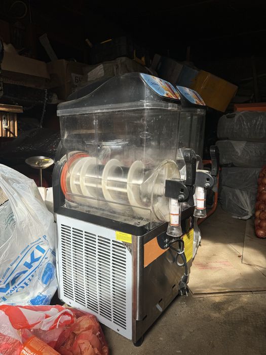 Слэш аппарат 2 секционный, Slush machine