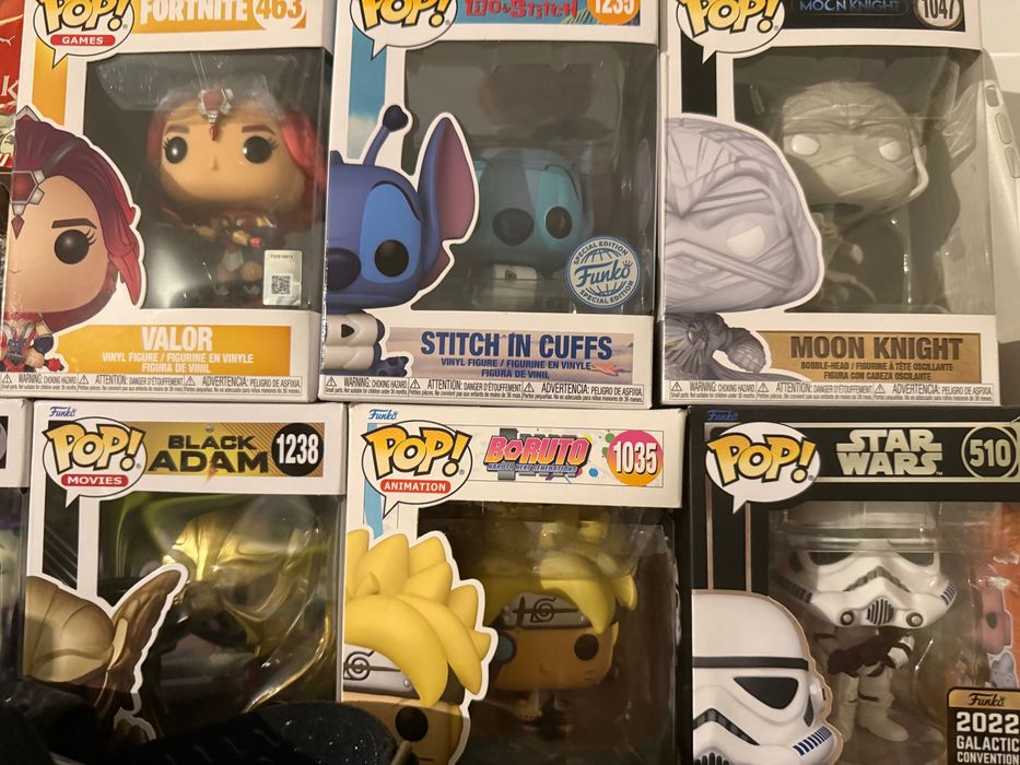 Funko pop фигурки с кутия 8 бр общо