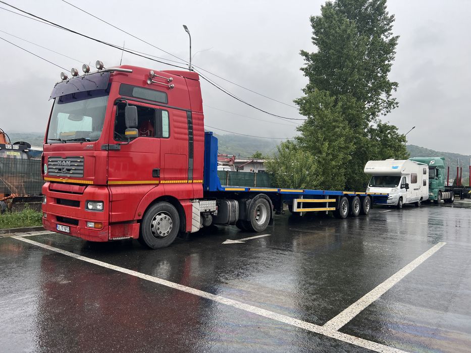 Man TGA 430  / semiremorca schmitz basculabila