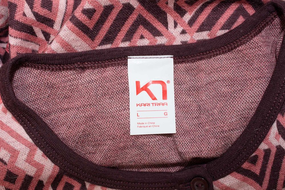 Kari Traa дамска мерино блуза термо бельо 100% мериносна вълна L