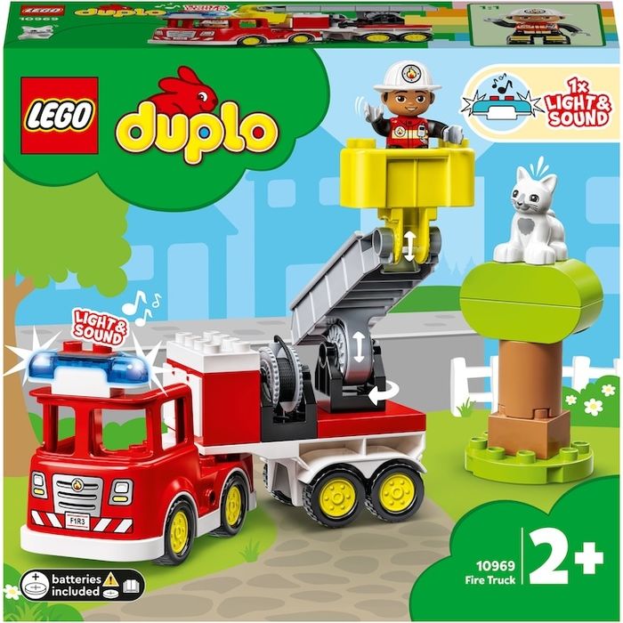 Lego Duplo Пожарникар ски камион със звуци и светлина