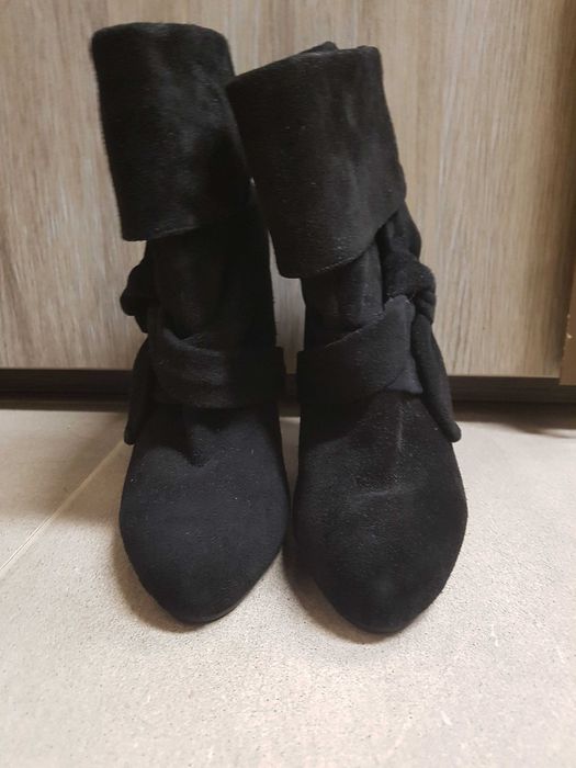 Боти от естествен велур, No 35