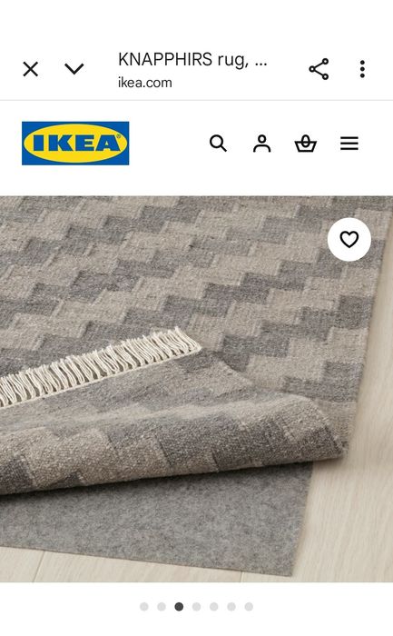 Covor IKEA din  lana NOU  240*300