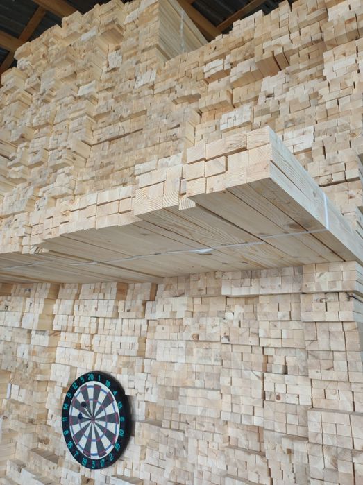 Стропила дюймовка, обрезные доски, брусья, кругляки, рейка, балки