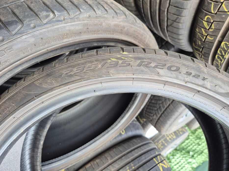 4 Anvelope de VARA - 235/35/20 92Y - PIRELLI P-ZERO T0 * OEM Tesla Electric - CA UNELE NOI - DOT 2022 !