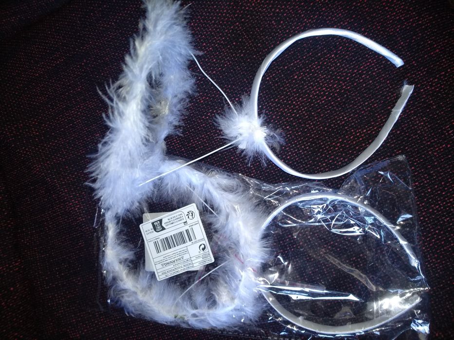 Ангелски крила, бели  ,размер 60/30см