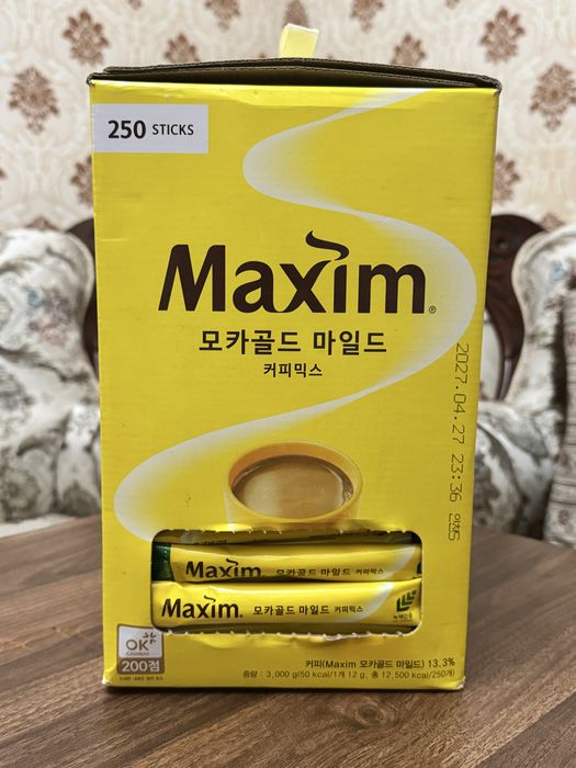 Maxim coffee 3в1 | Кофе Maxim | Корейский кофе | Maxim Mocha Gold Mild