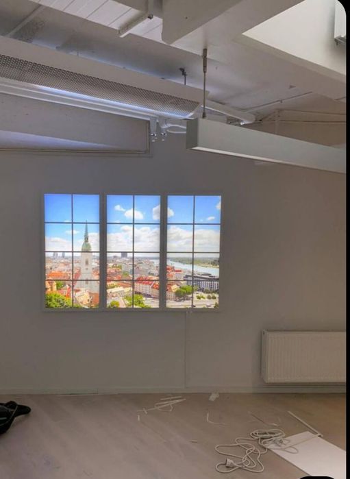 Фальш окна. Светильник