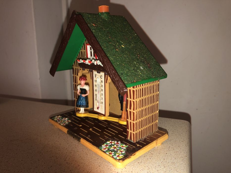 Barometru german casuta cu femeie si barbat