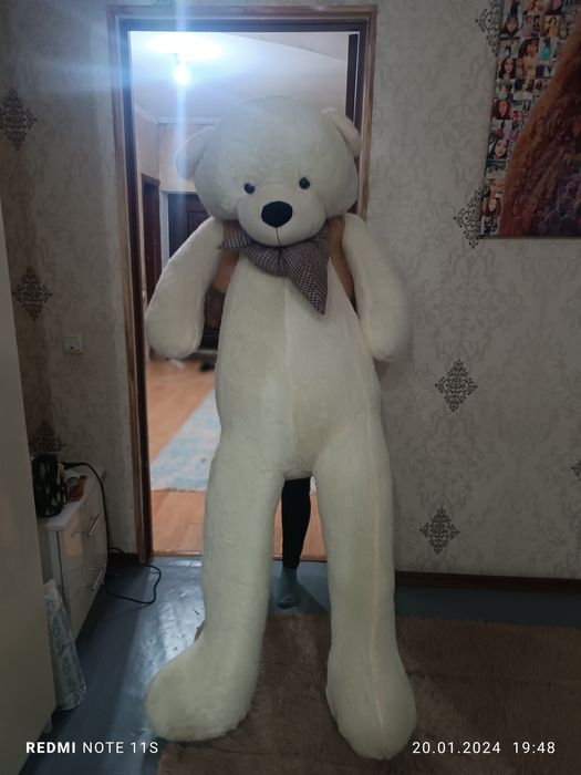 Новый мишка 2метровый