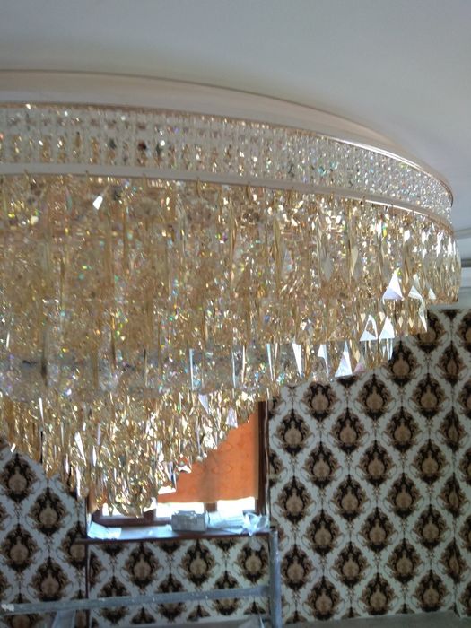 Установка сборка ремонт люстр