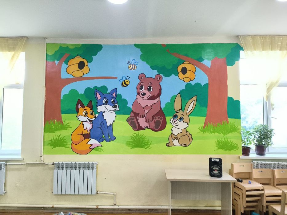 Rasm chizamiz maktab va boqchaga