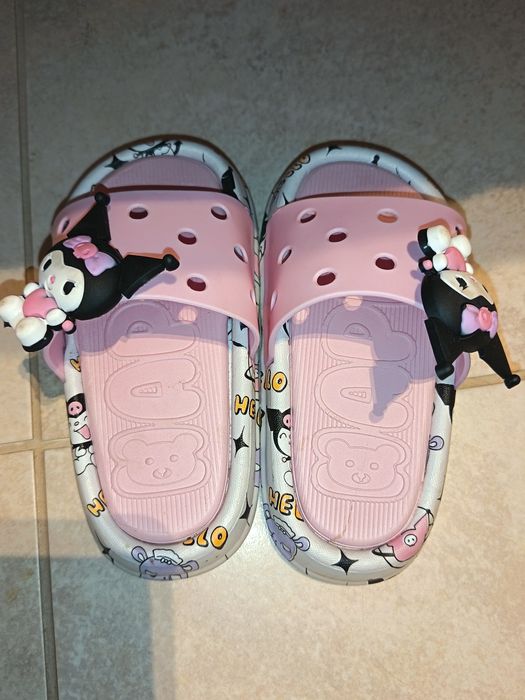 Papuci roz fetițe
