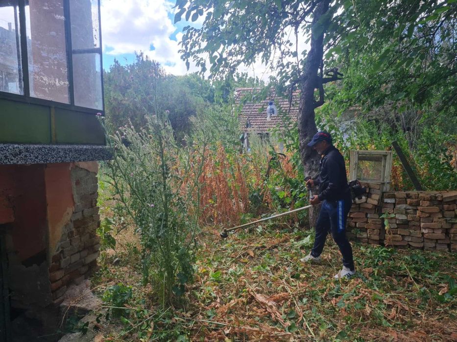 Косене почистване на дворове