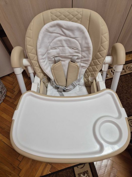 Столче за хранене/люлка Chipolino - Milk Shake, бежово