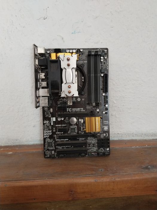 Плата Z97+i5 4570+башенный кулер
