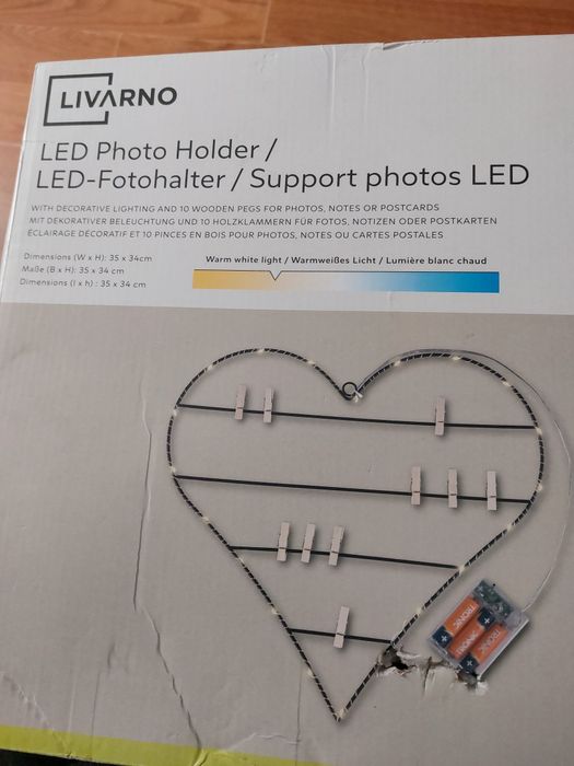Suport foto cu led.