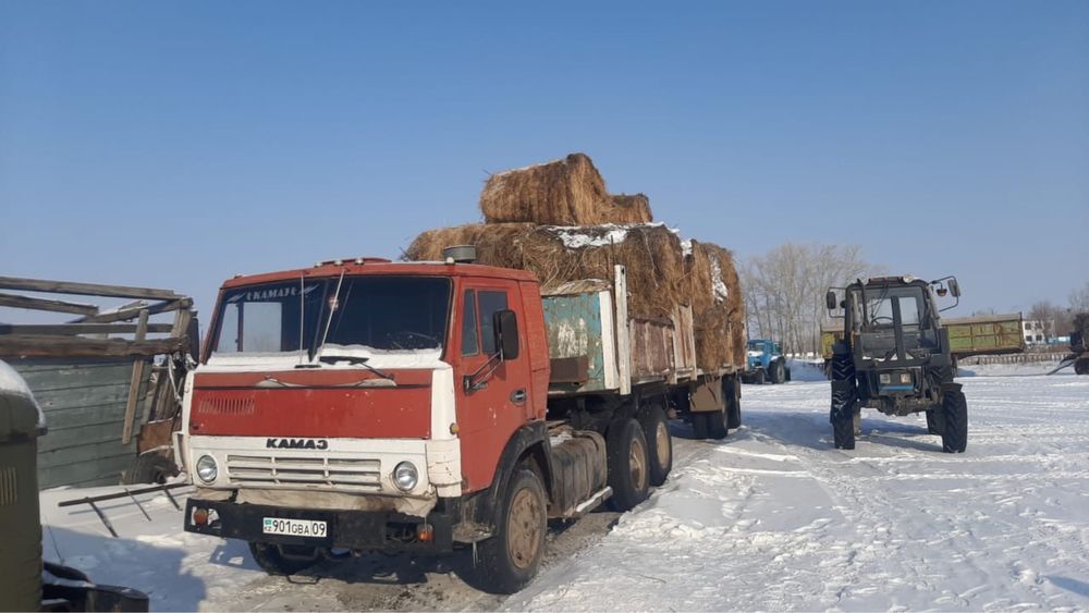 Продаю сено в рулонах, 10000тенге за один рулон сена