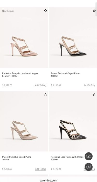 Туфли Valentino Rockstud оригинал