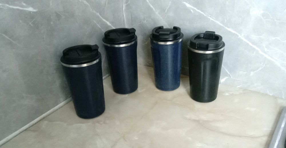 Термокружки темно-синего цвета, 500 мл