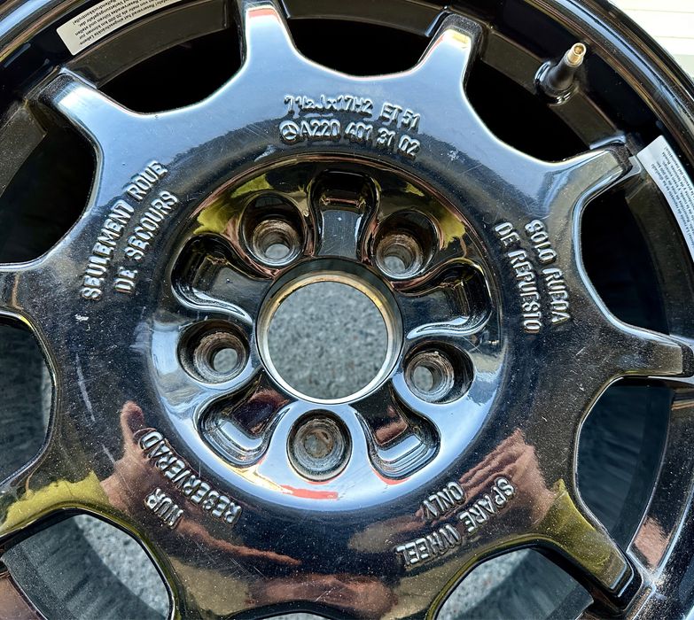 Roata de rezerva R17 Mercedes-Benz S-CLASS W220