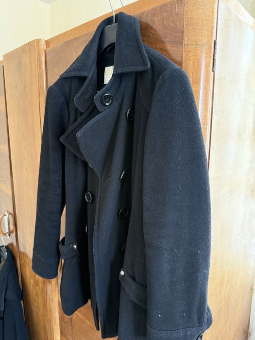 Дамско черно палто