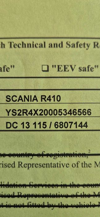 Scania Скания R410/R450 Евро 6 на части