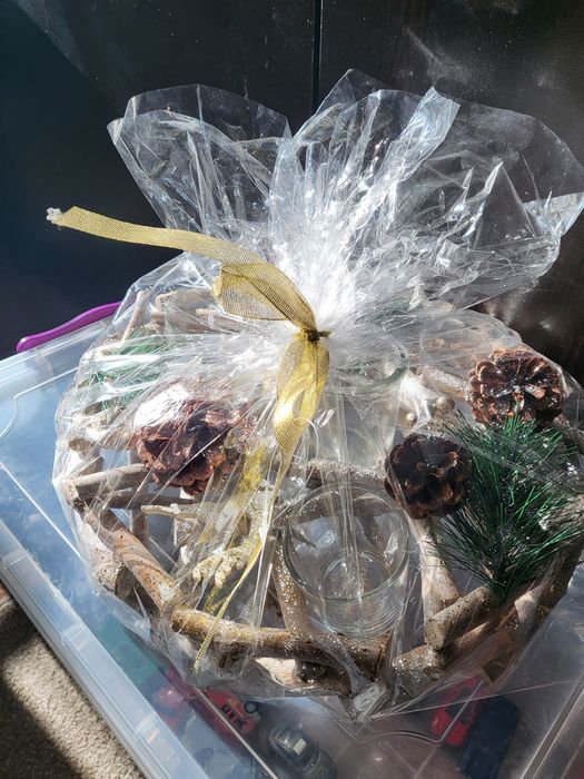 Коледна украса, Поставка за 4 бр. свещи