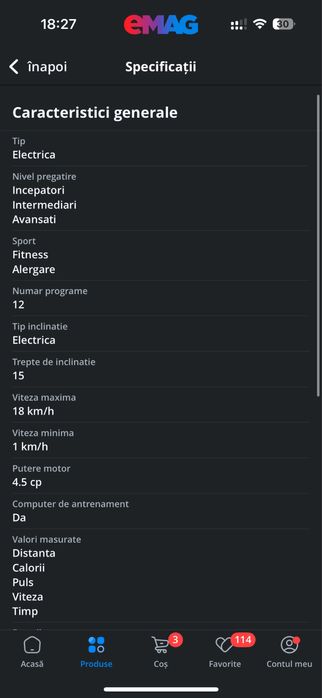 Vand Banda de Alergare TECHFIT MT800