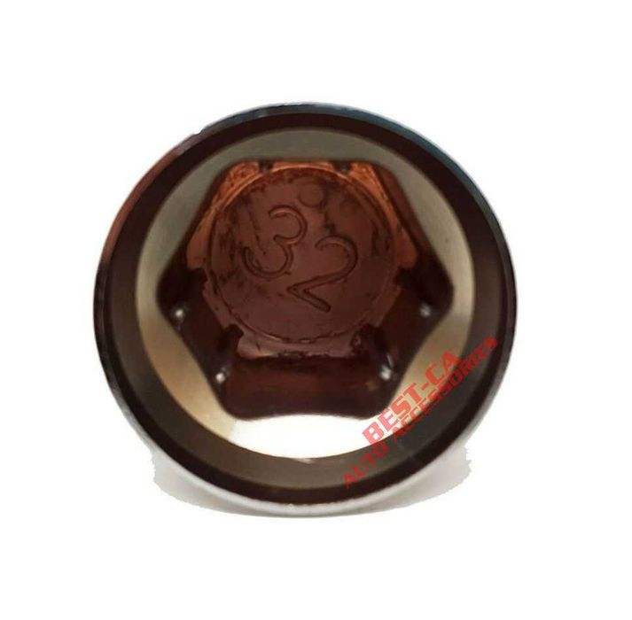 Капачки за болтове и гайки 32 мм. хром за камиони, ремаркета и други